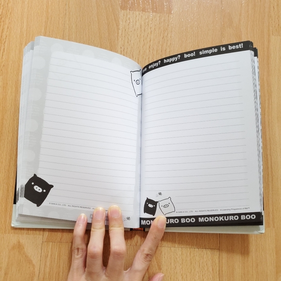 BNWOT monokuroboo San-x Japan stationary small notebook - Picture 2 of 7